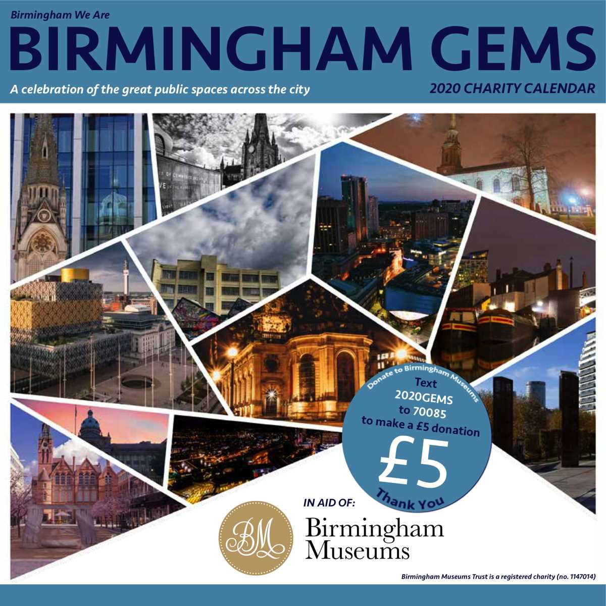 Birmingham Gems 2020 Calendar - As a sponsor add your brand to this amazing showcase of Birmingham Culture!