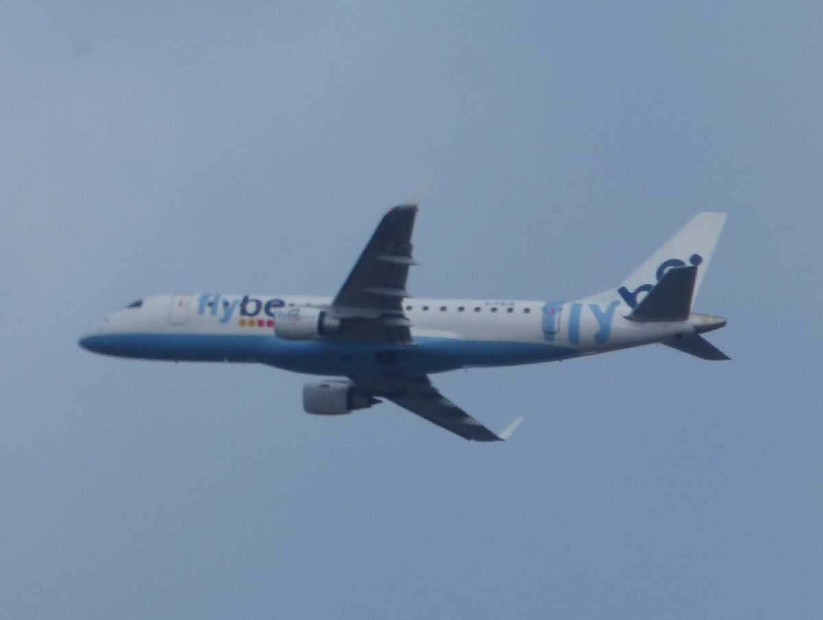 Airlines gone but not forgotten at Birmingham Airport: Flybe with their Embraer E-Jet's