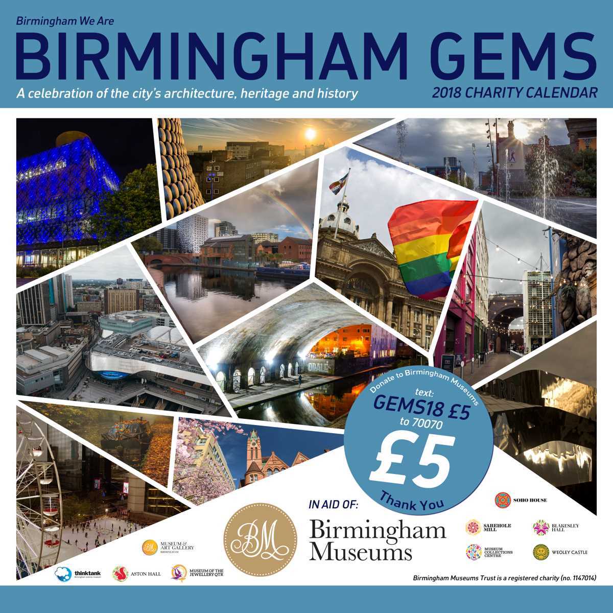 Birmingham Gems calendar for 2018 - it's arrived!