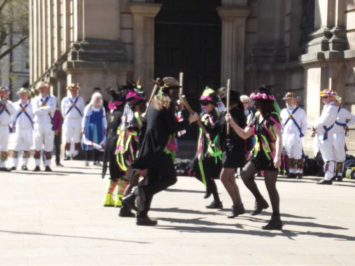 Morris Dancers and other events in the grounds of St Philip`s Cathedral over the last few years