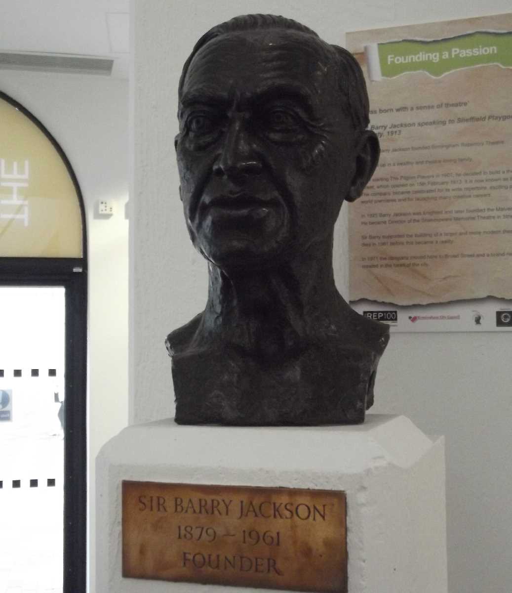 Sir Barry Jackson founder of the Birmingham Repertory Theatre