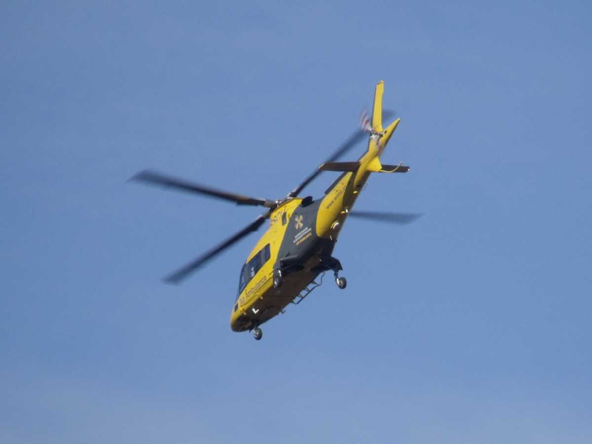 When the Air Ambulance flies patients to hospitals in Birmingham