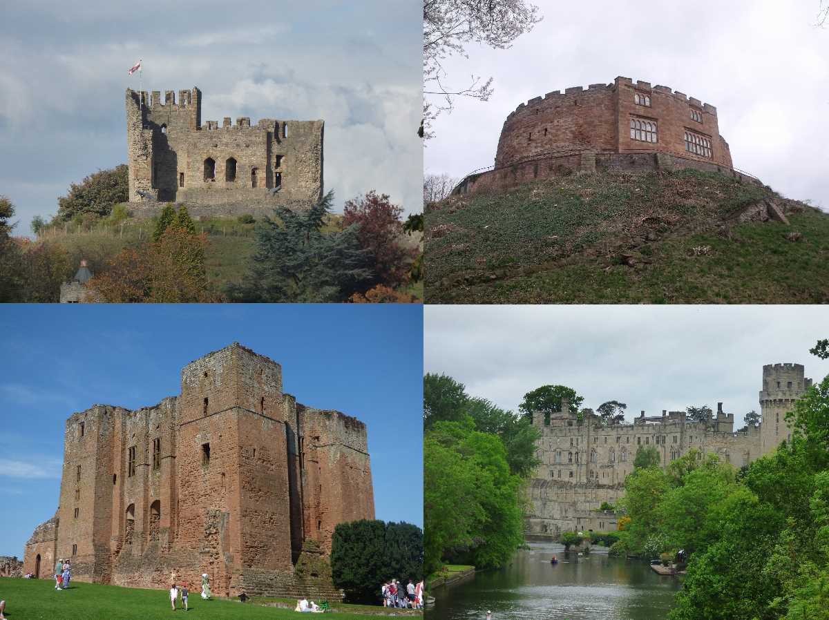 Castles within the West Midlands region