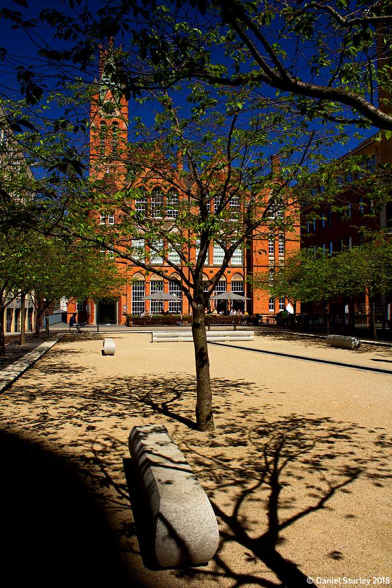 Oozells Square in Brindleyplace